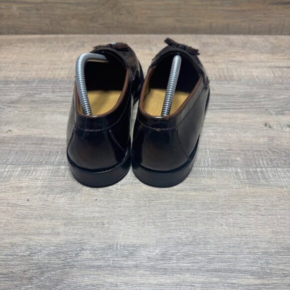 Cole Haan Brown Leather Pinch Tassel Loafers Men's Size 9.5 - Picture 3 of 6